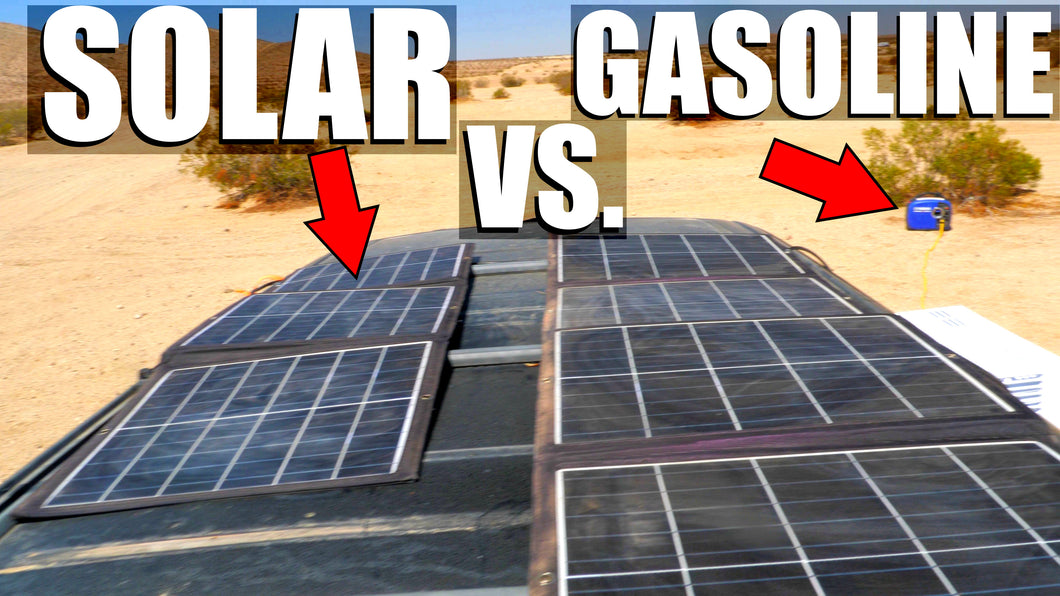 Gas Generator vs. Solar Generator for Mobile Living - Fan Funding
